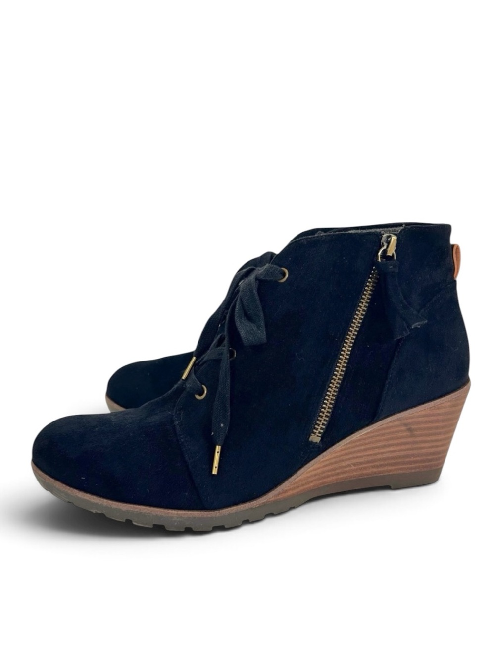 Dr Scholl’s Nelly Black Wedge Ankle Bootie